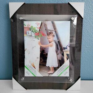 BARNWOOD + 8 x 10 Acrylic FLOATING FRAME ~ Studio Décor ~ NEW